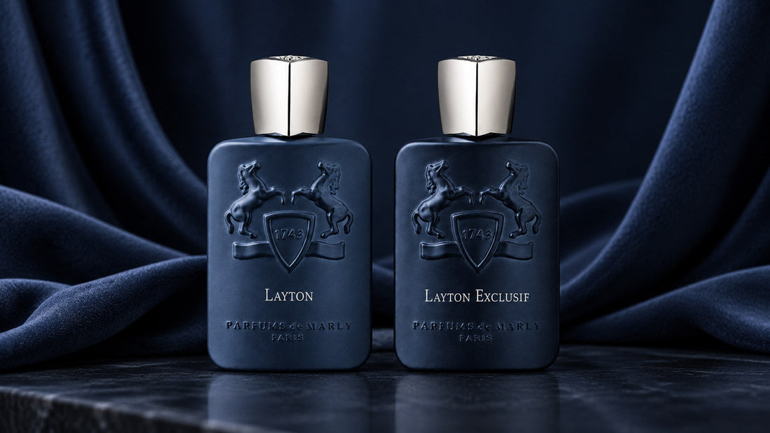 Parfums de Marly Layton a Layton Exclusif vedle sebe