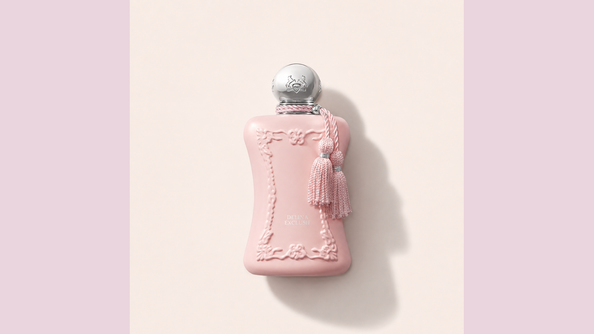 Flacon real Parfums de Marly Delina Exclusif pentru comparația gamei Delina