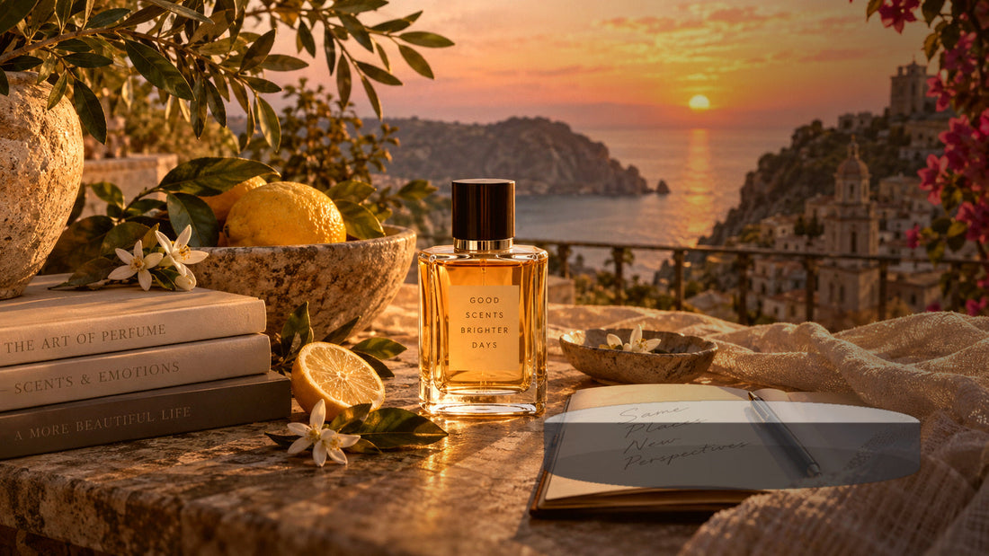 Skutočný luxusný parfum pri cenových prvkoch a materiáloch v realistickom editoriáli