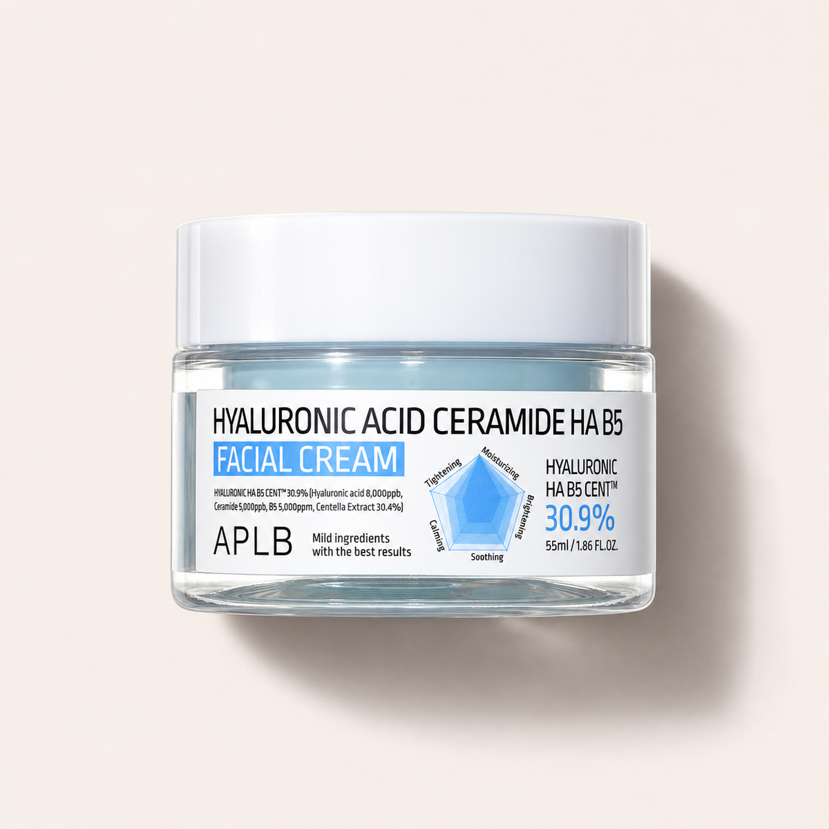 APLB Hyaluronic Acid Ceramide HA B5 Facial Cream 55 ml