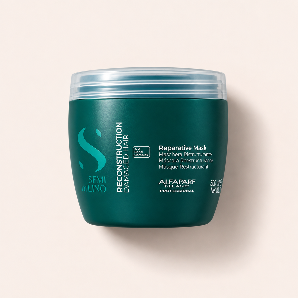 ALFAPARF MILANO Semi Di Lino Reconstruction Reparative Mask 500 ml