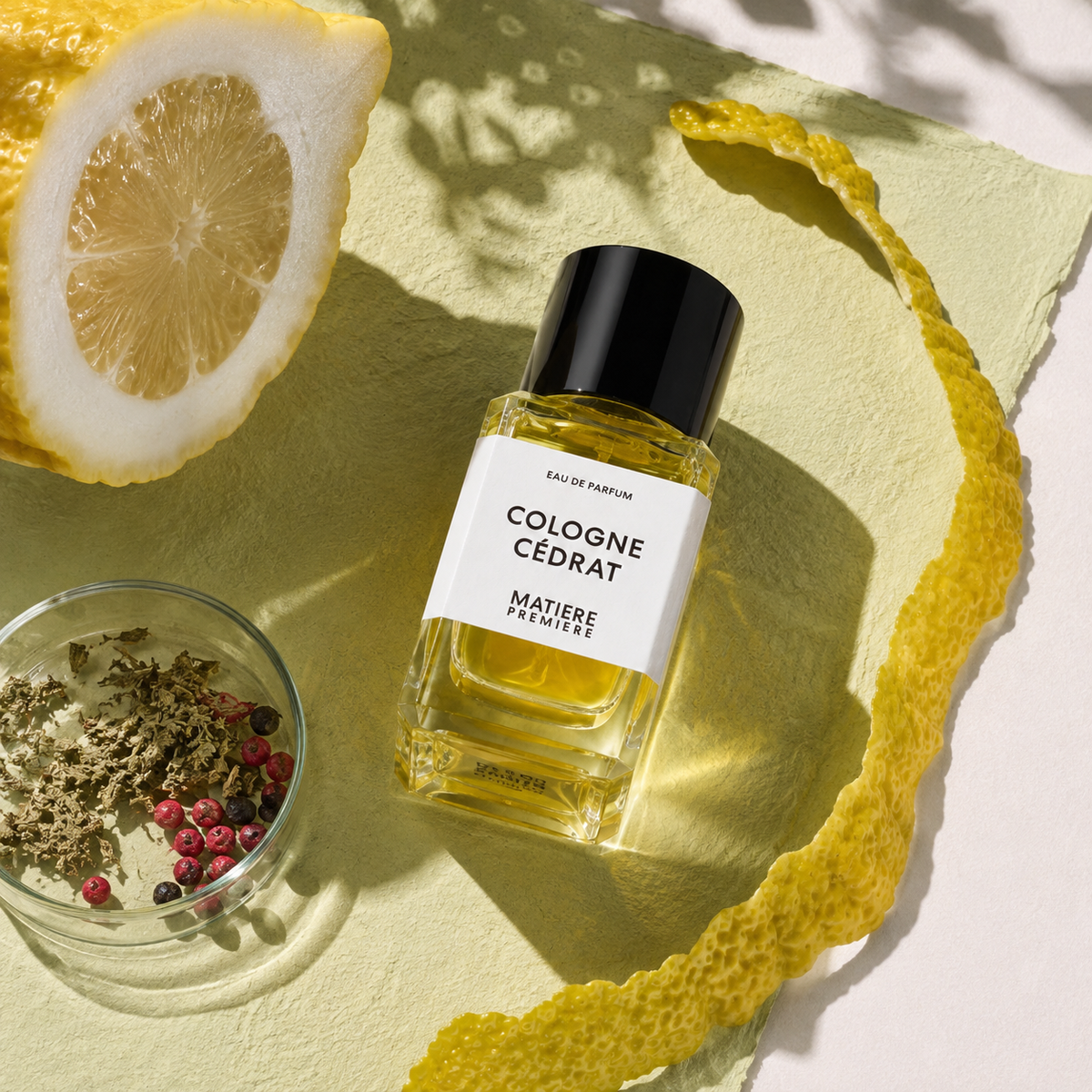 Matière Première Cologne Cédrat v citrusové kompozici s maté a pepřem – MrRizz