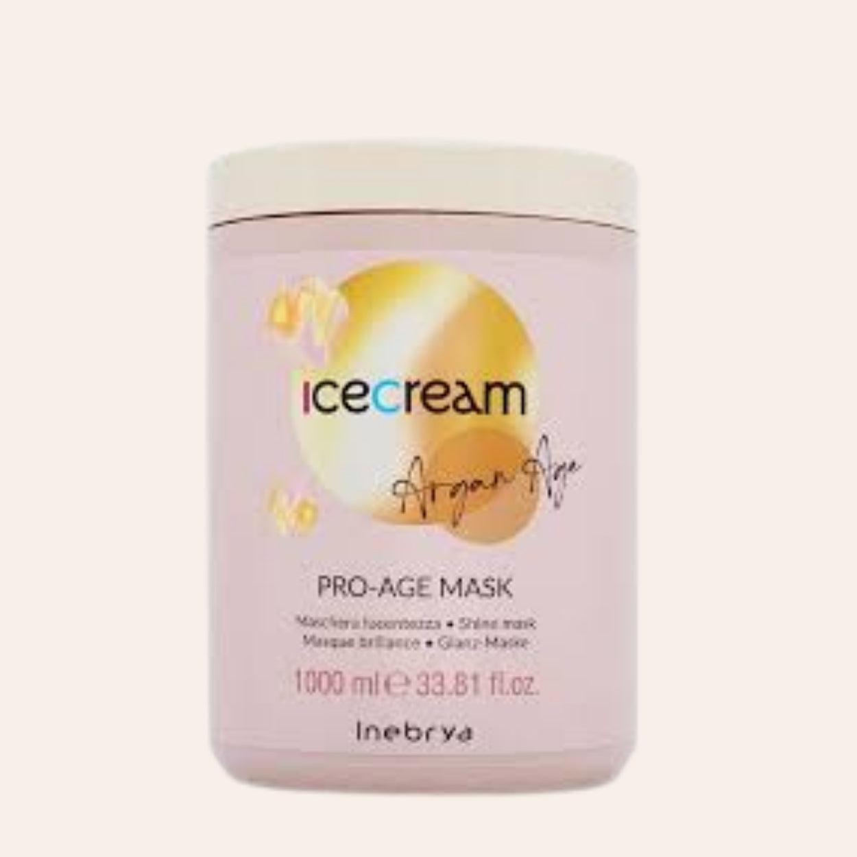 Inebrya Ice Cream Argan Age Pro-Age Mask 1000 ml