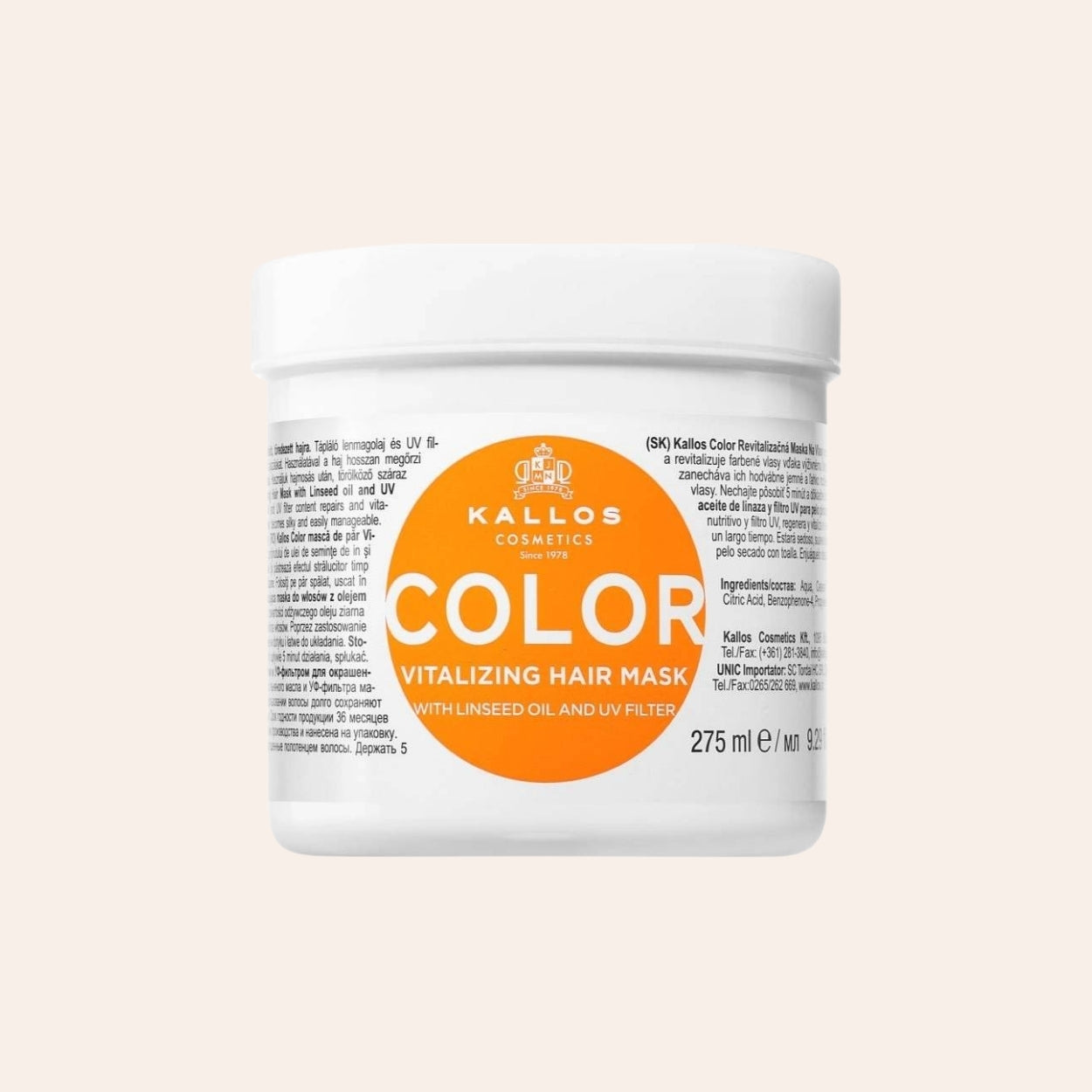 Kallos Cosmetics Color 275 ml