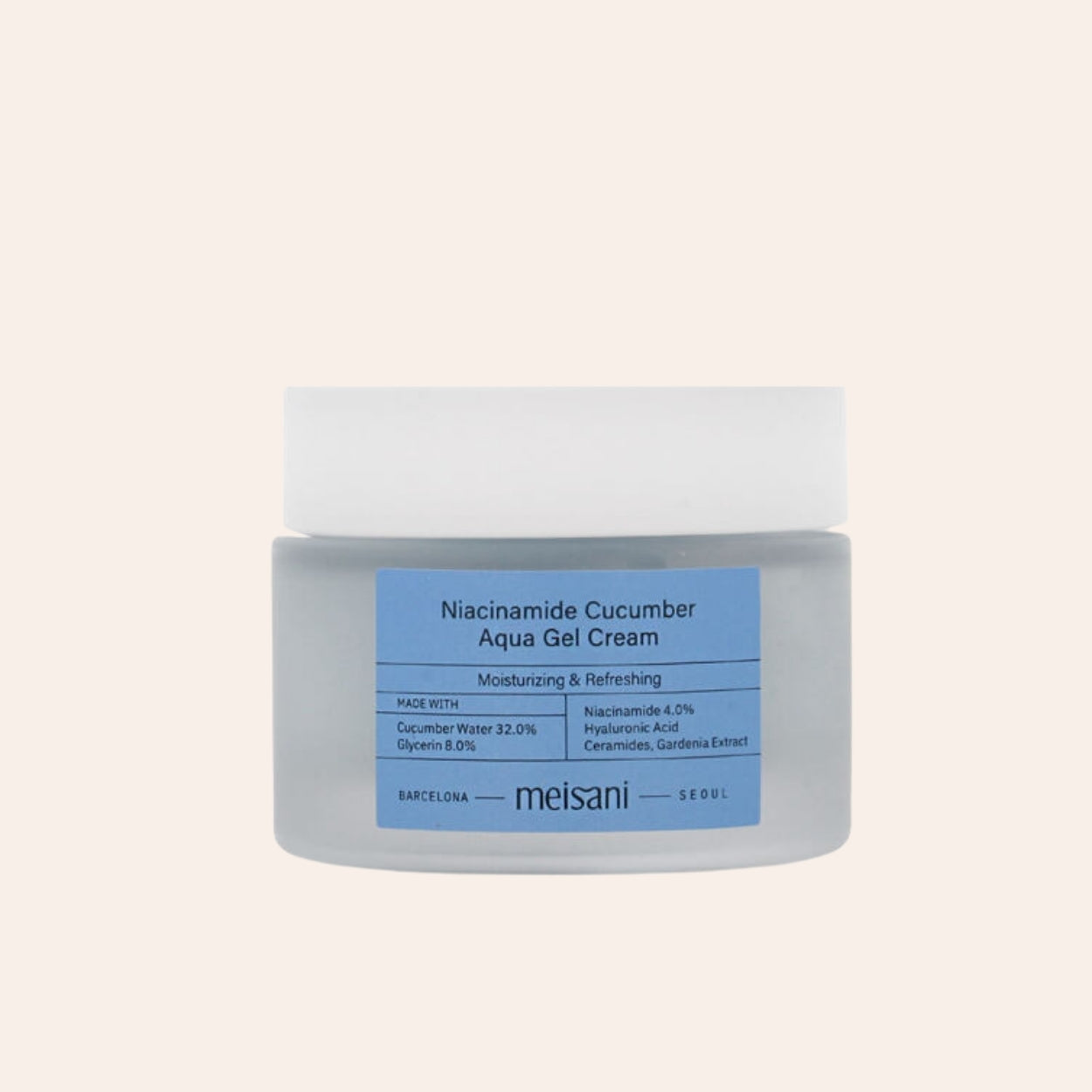 Meisani Niacinamide Cucumber Aqua Gel Cream 50 ml