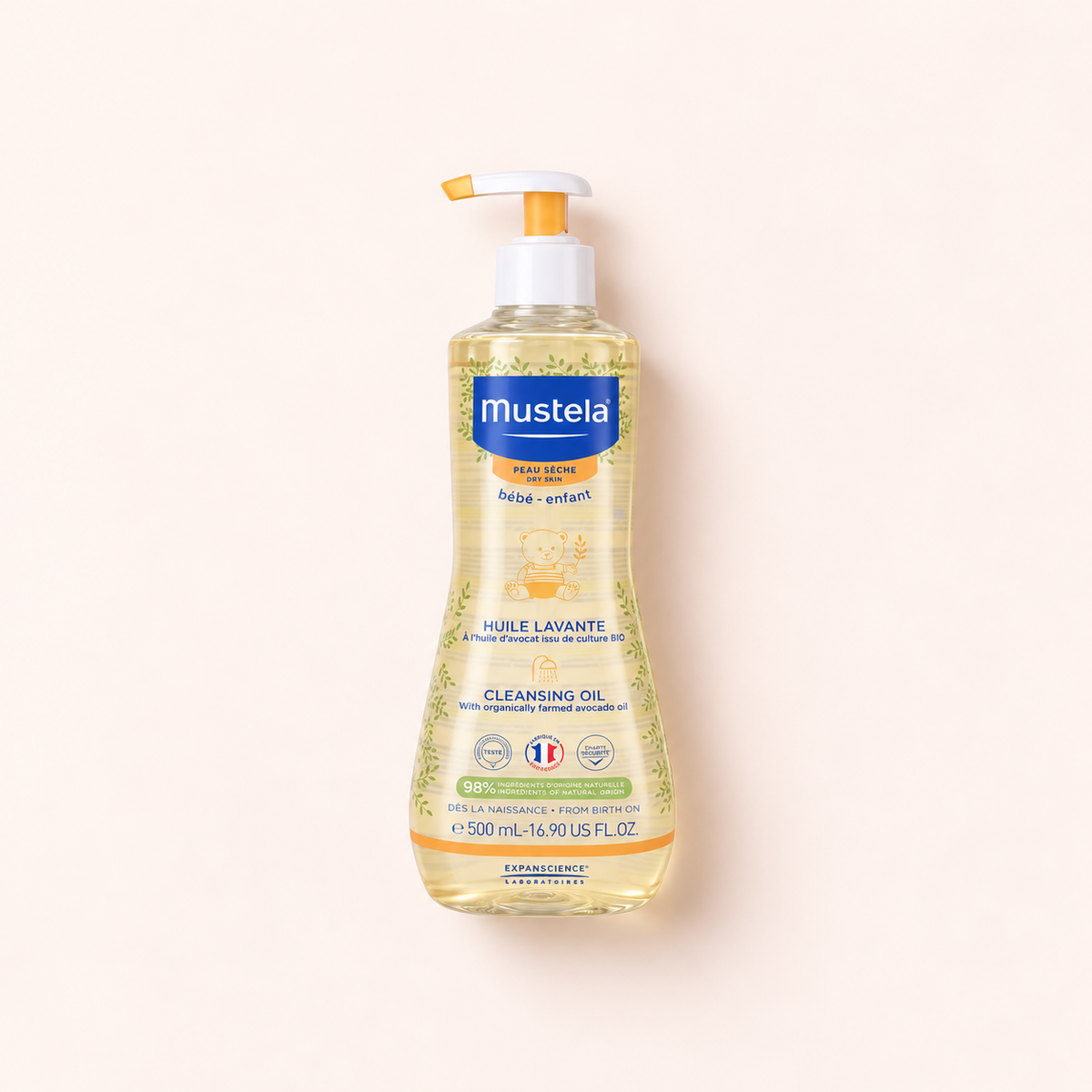 Mustela Bébé Cleansing Oil 500 ml