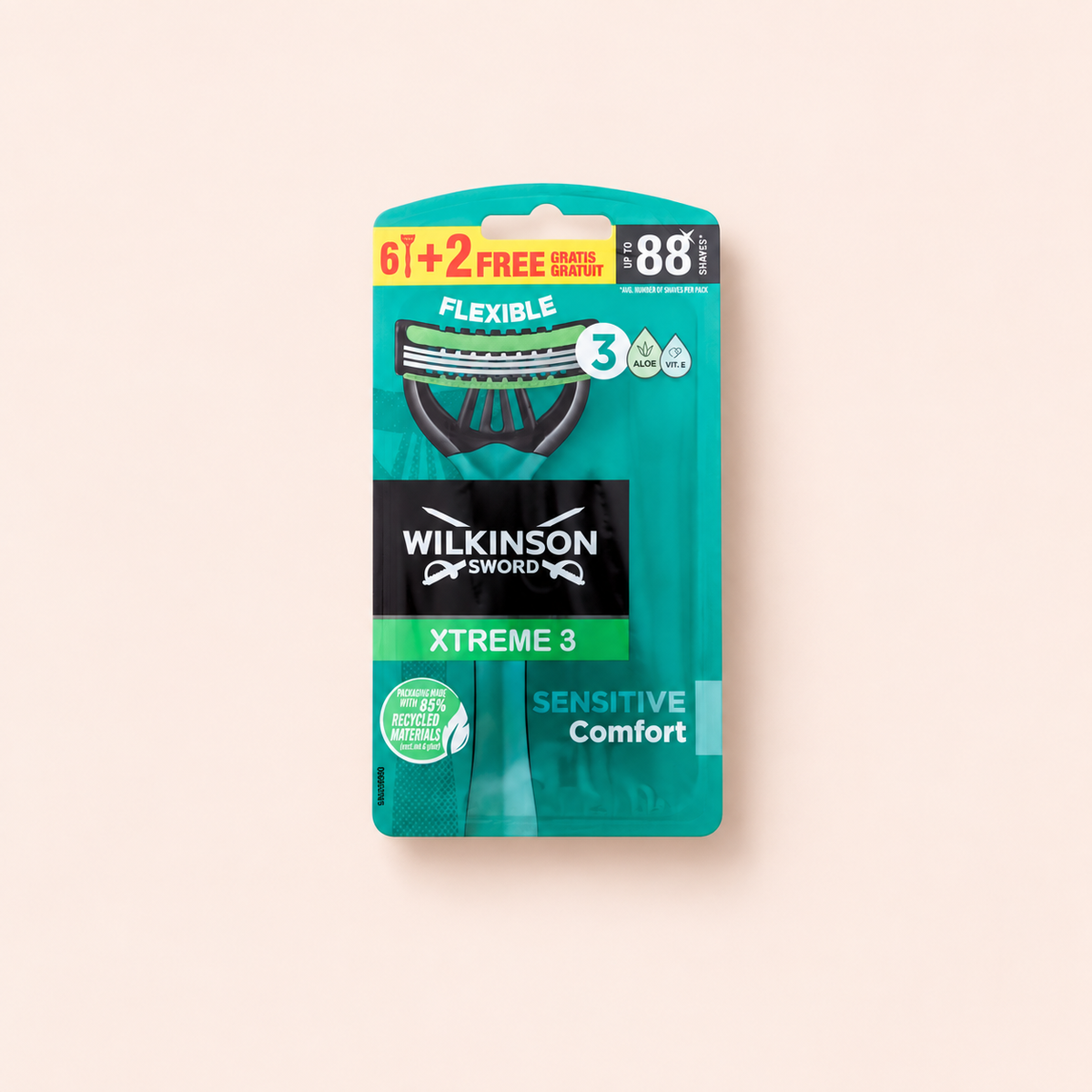 Wilkinson Sword Xtreme 3 Sensitive Comfort 8 ml