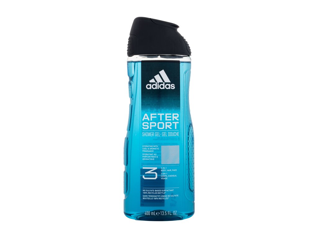 Adidas After Sport Shower Gel 3-In-1 400 ml - 400ml - Sprchový gel