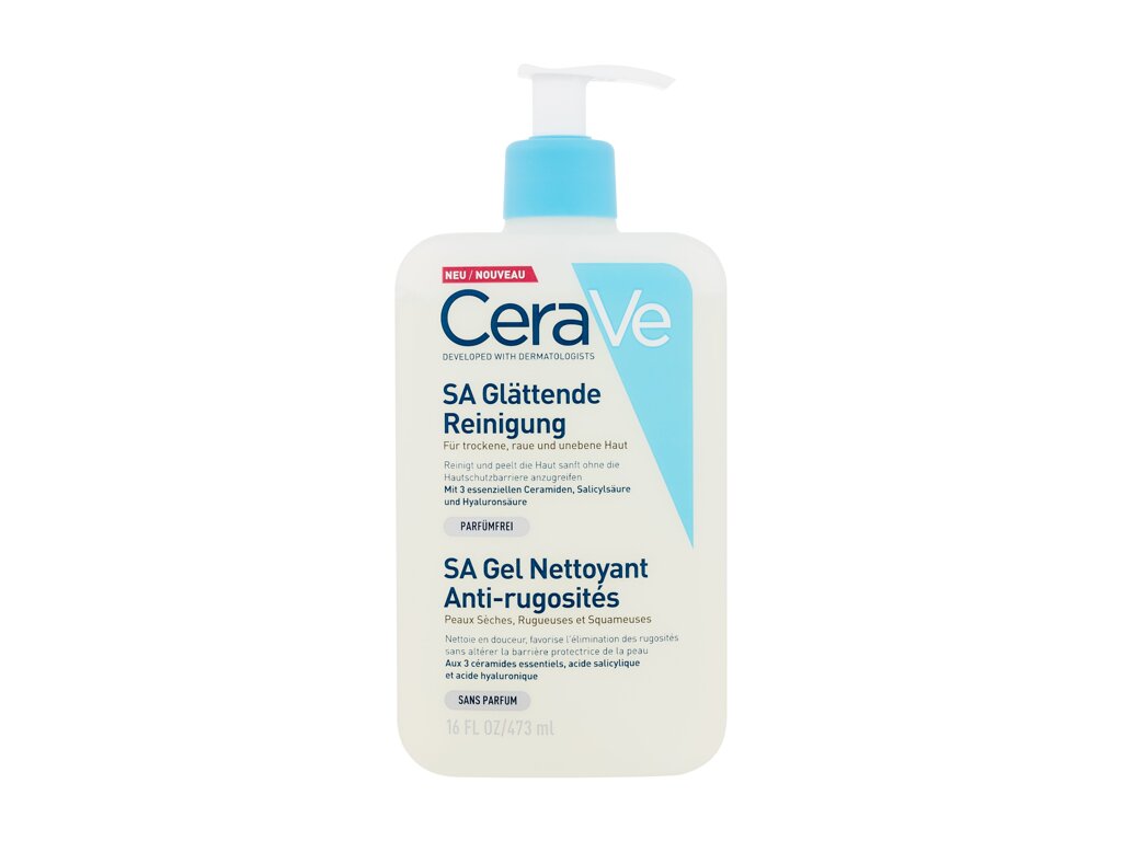 CeraVe Facial Cleansers SA Smoothing 473 ml - 473ml - Čisticí gel