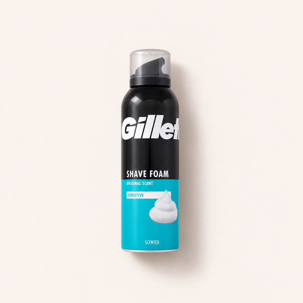 Gillette Shave Foam Original Scent Sensitive 200 ml – pěna na holení – MrRizz