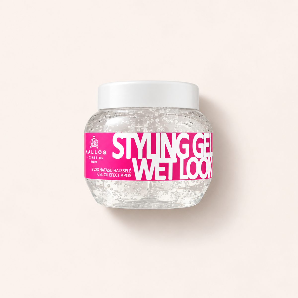 Kallos Cosmetics Styling Gel Wet Look 275 ml – gel na vlasy – MrRizz