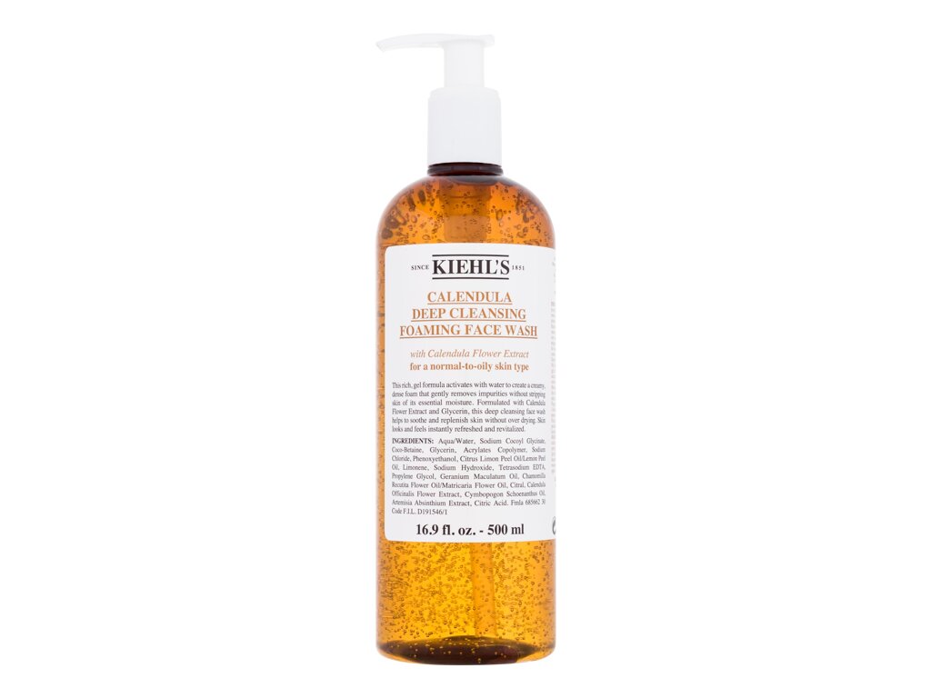 Kiehl´s Calendula Deep Cleansing Foaming Face Wash 500 ml - 500ml - Čisticí gel