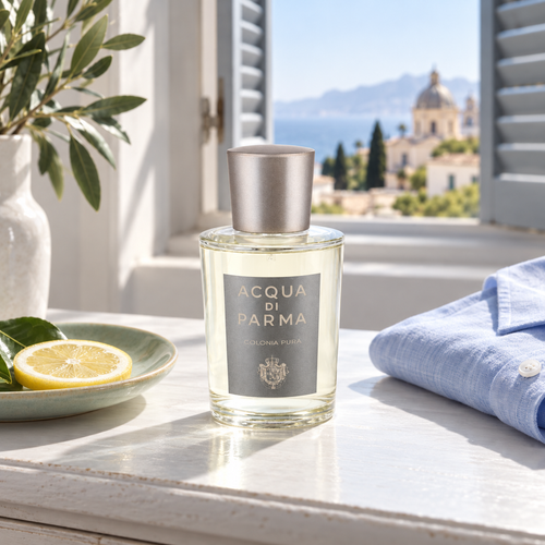 Acqua di Parma Colonia Pura EDC 100 ml – produkt v prostředí