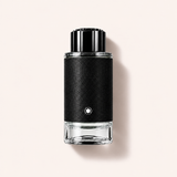 Montblanc Explorer EDP 200 ml, černý flakon položený na zádech – MrRizz