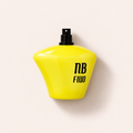 Žlutý flakon New Brand Prestige Fluo Sun EDP 100 ml tester s černým odkrytým rozprašovačem – MrRizz