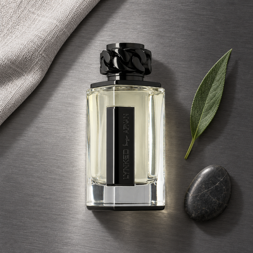 Afnan Lynked Freedom EDP 100 ml – parfém v prostředí, pohled shora s bočním stínem