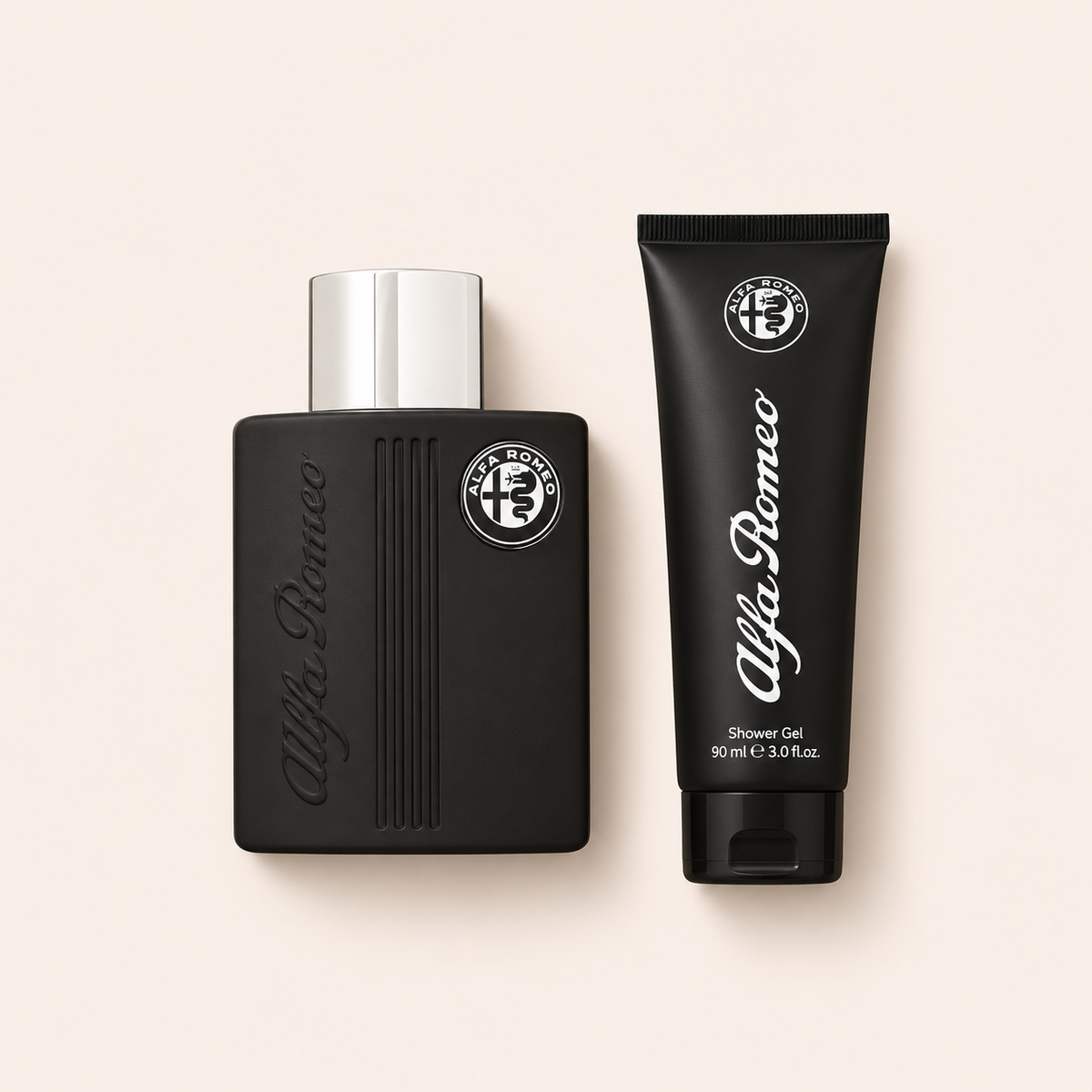 Alfa Romeo Black EDT 125 ml + sprchový gel 90 ml dárkový set – MrRizz