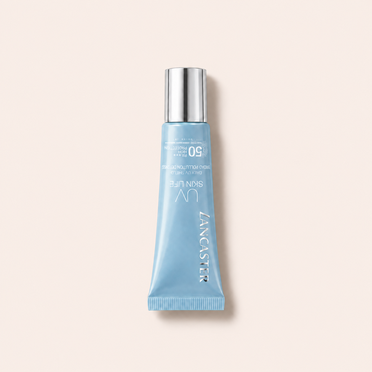 Denní pleťový krém Lancaster Skin Life Daily UV Shield SPF 50 30 ml na béžovém pozadí – MrRizz