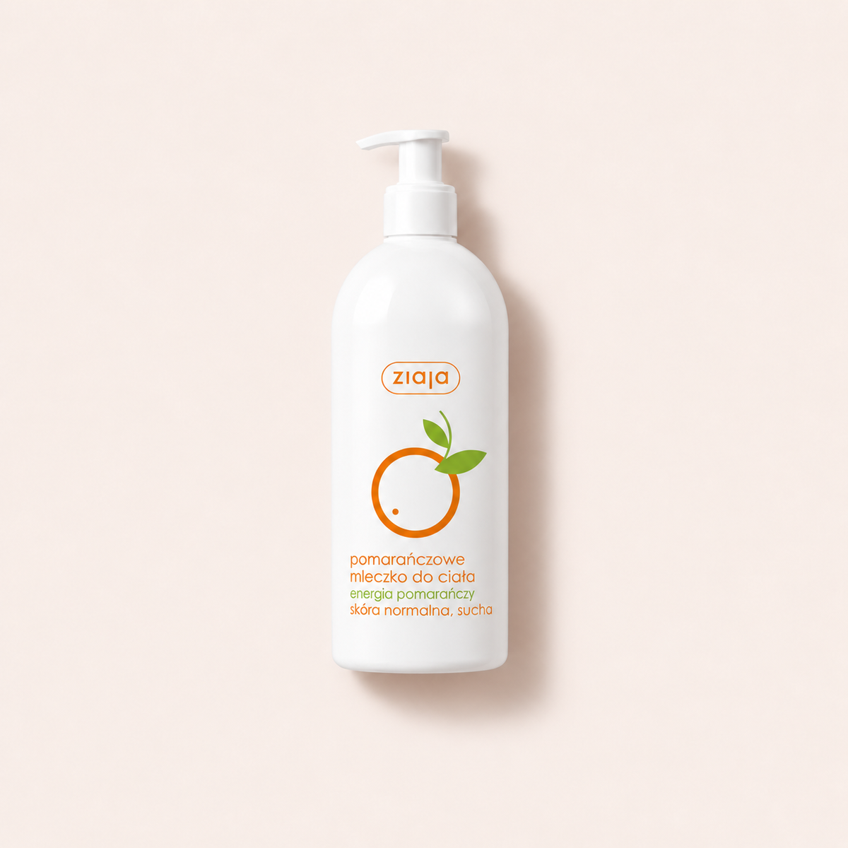 Ziaja Orange Butter tělové mléko 400 ml na béžovém pozadí – MrRizz