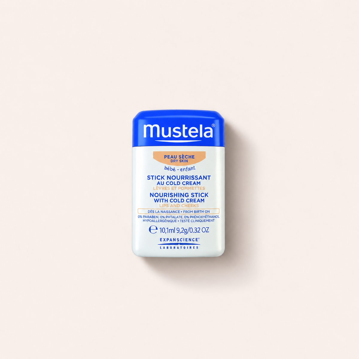 Mustela Bébé Nourishing Stick With Cold Cream 10,1 ml – denní pleťový krém – MrRizz