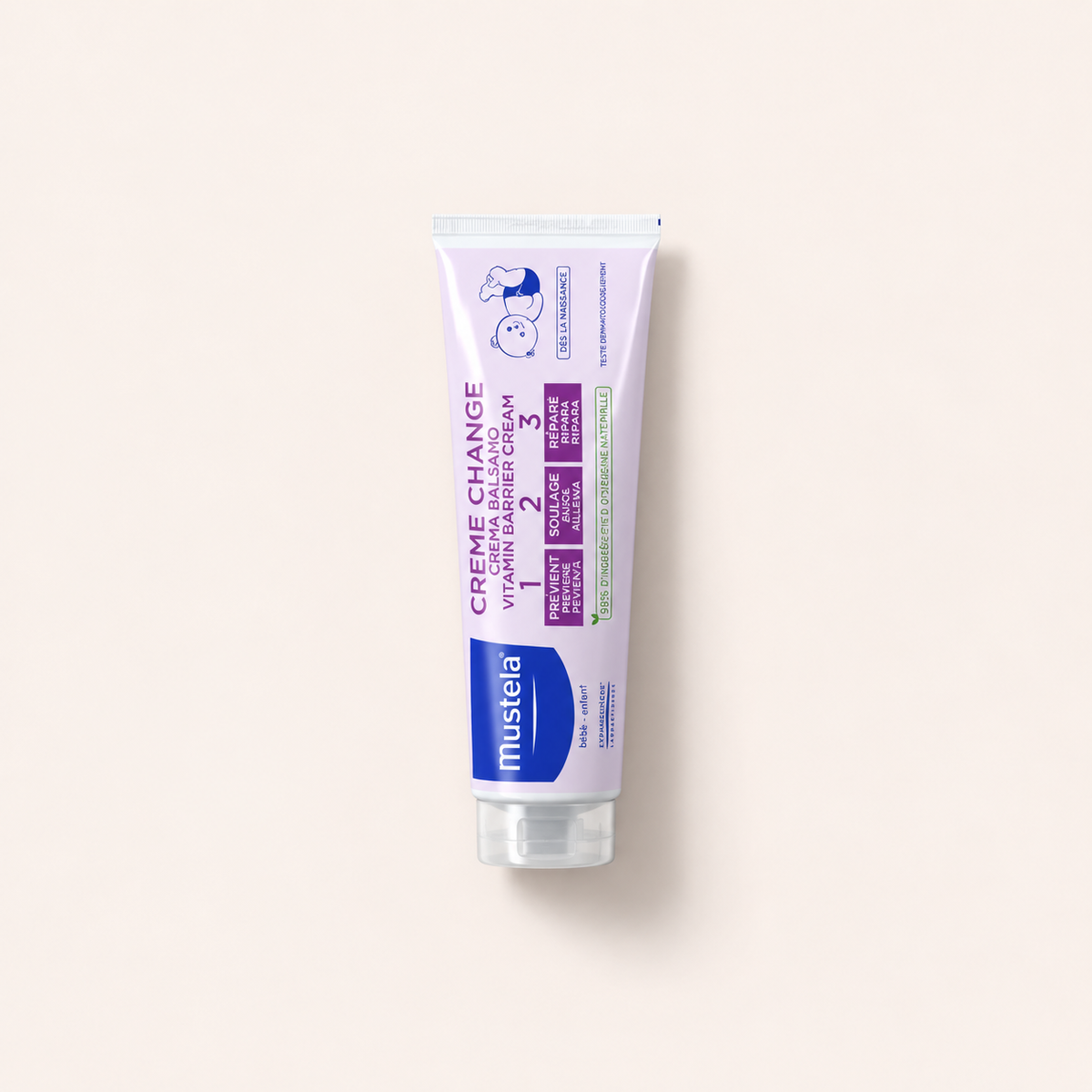 Mustela Bébé Vitamin Barrier Cream 150 ml – tělový krém – MrRizz