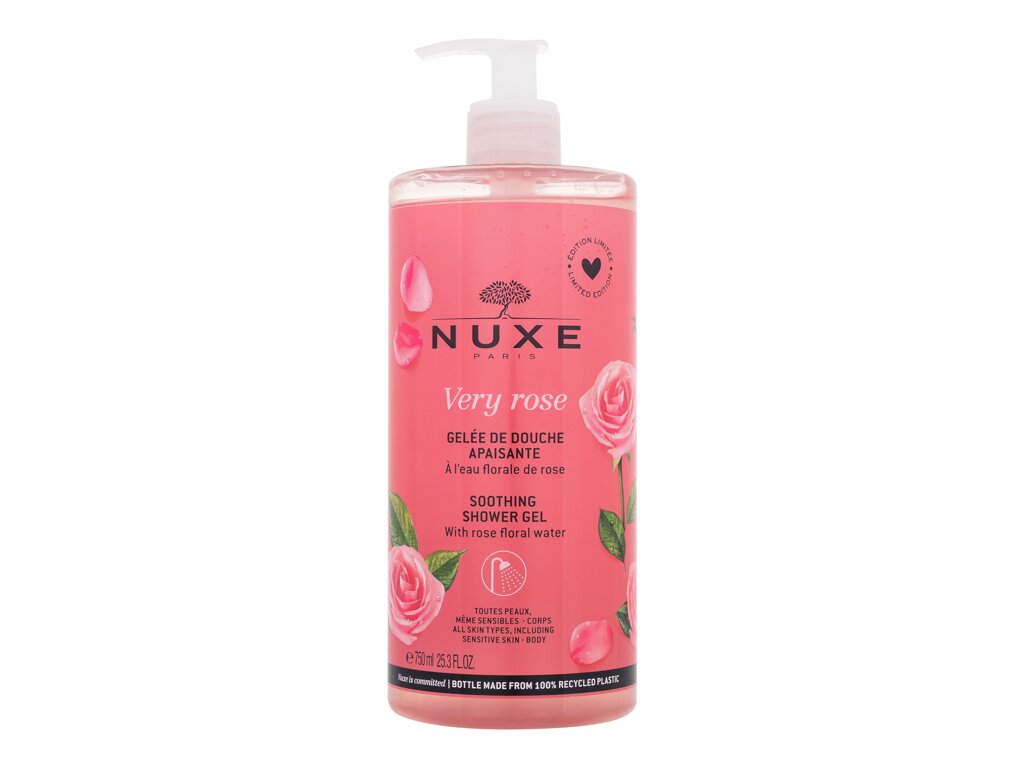 NUXE Very Rose Soothing Shower Gel 750 ml - 750ml - Sprchový gel