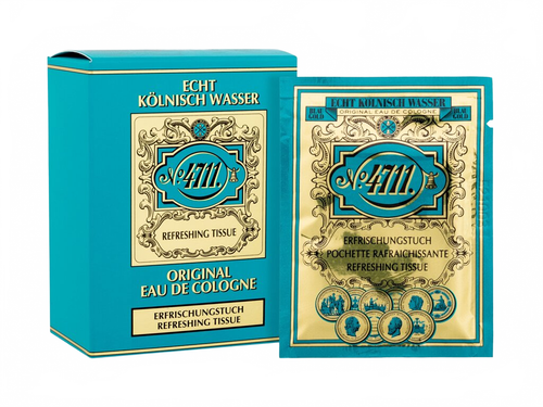 4711 Original Refreshing Tissue 10 ml - 10ml - Čisticí ubrousky