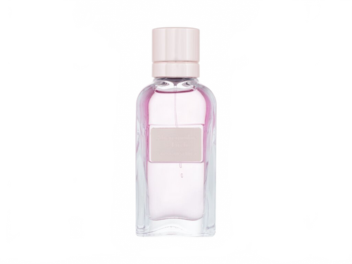 Flakon Abercrombie & Fitch First Instinct EDP 30 ml na béžovém pozadí – MrRizz