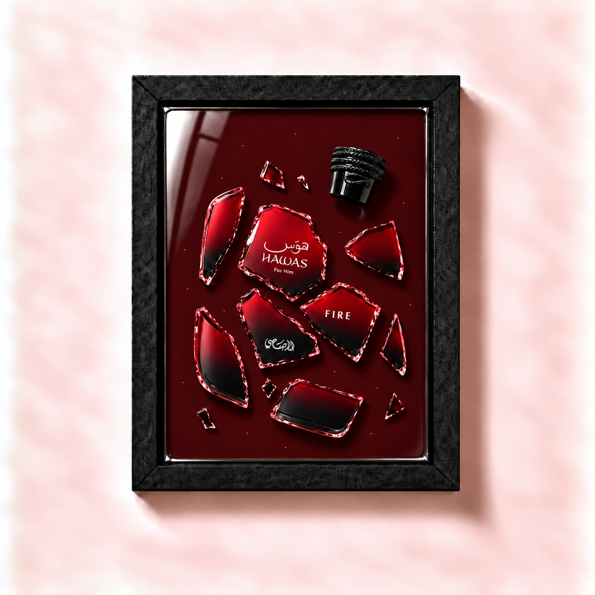 Parfémový obraz Rasasi Hawas Fire EDP – ilustrační fotografie