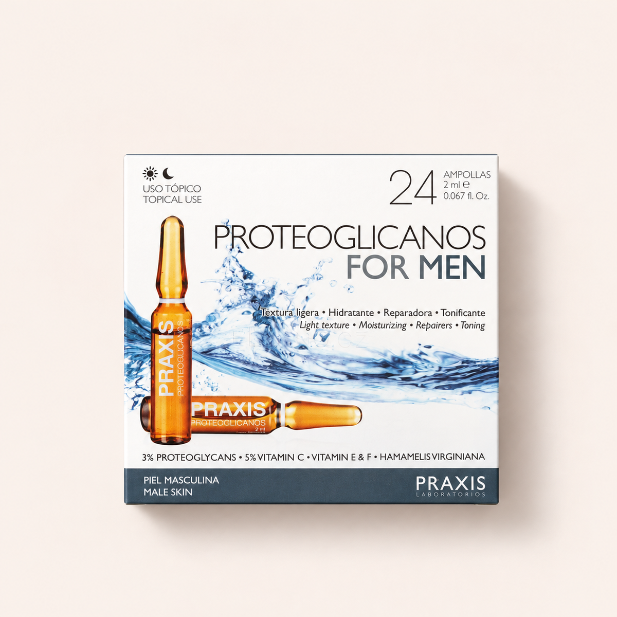 Praxis Laboratorios Proteoglicanos Praxis 24x2 ml – pleťové sérum – MrRizz