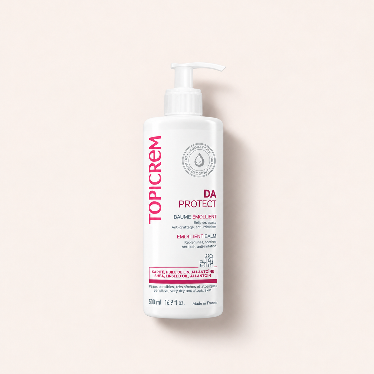 Topicrem DA Emollient Balm 500 ml – tělový balzám – MrRizz