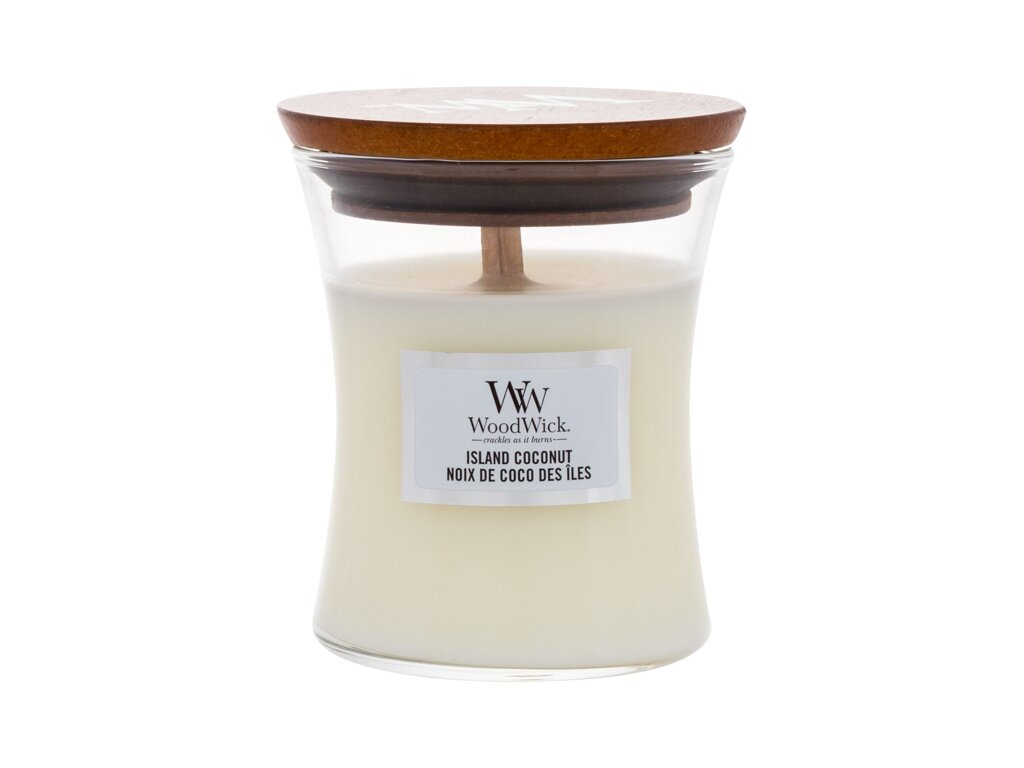 WoodWick Island Coconut 85 ml - 85ml - Vonná svíčka