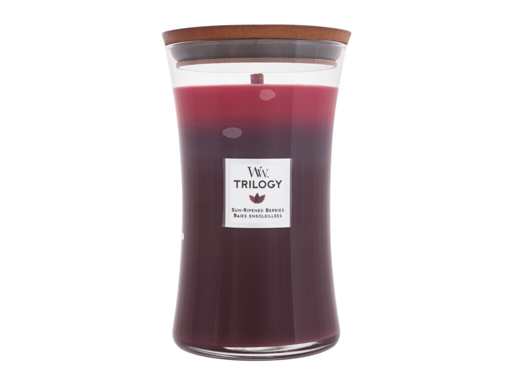 WoodWick Trilogy Sun Ripened Berries 610 ml - 610ml - Vonná svíčka