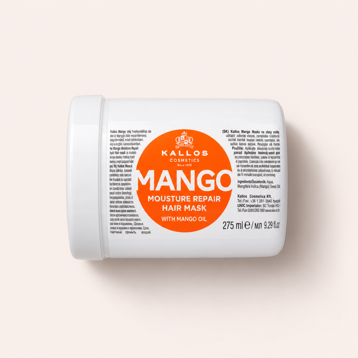 Kallos Cosmetics Mango 275 ml – produktová fotografie – MrRizz