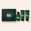 Dsquared2 Green Wood dárková sada 100 ml + sprchový gel 100 ml + balzám po holení 100 ml – MrRizz