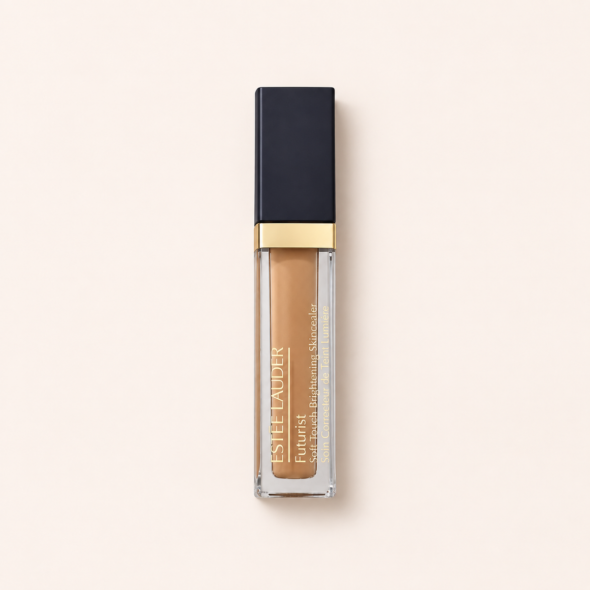 Estée Lauder Futurist Soft Touch Brightening Skincealer 6 ml – produkt ležící na zádech, pohled shora
