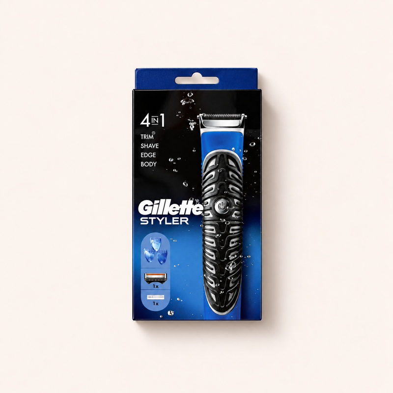 Gillette Styler 4 v 1, holicí strojek se zastřihovačem – MrRizz