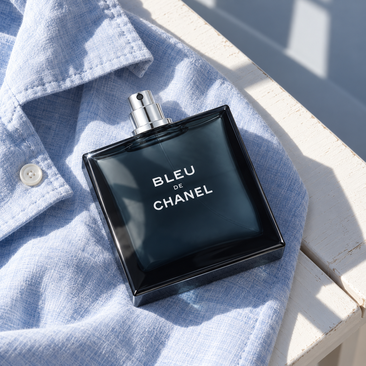 Chanel Bleu de Chanel 100 ml – atmosférická fotografie – MrRizz