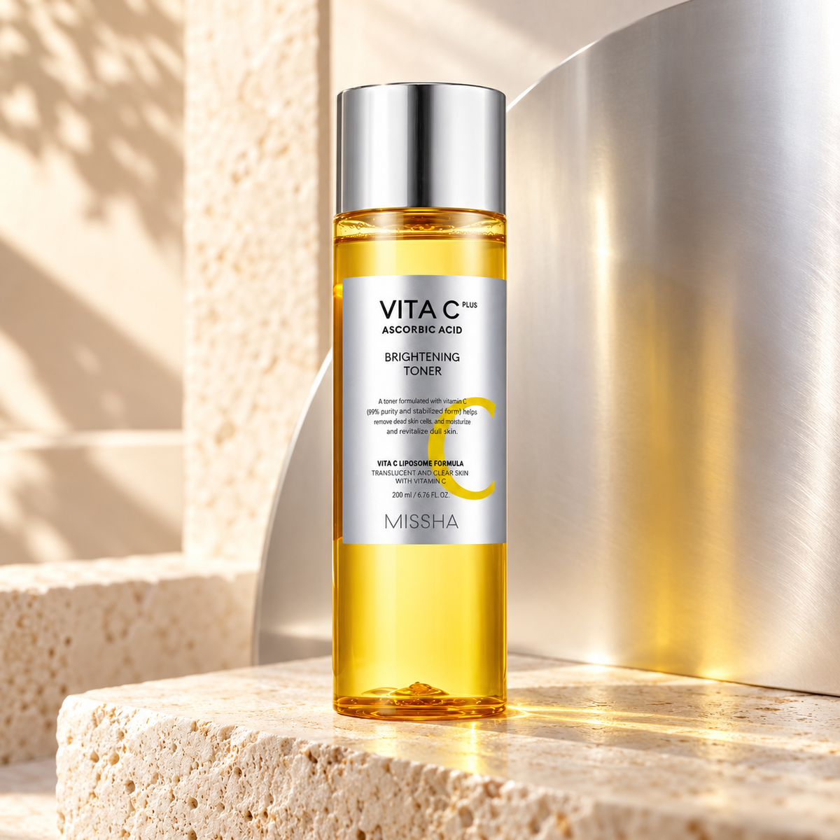 Missha Vita C Plus Brightening Toner 200 ml – atmosférická fotografie – MrRizz
