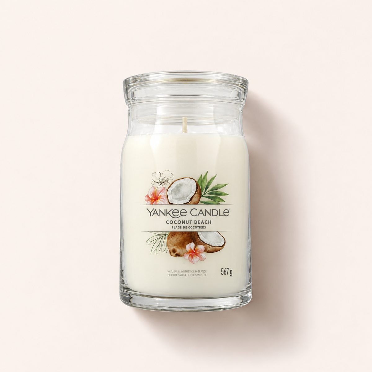 Yankee Candle Signature Coconut Beach 567 ml – vonná svíčka – MrRizz